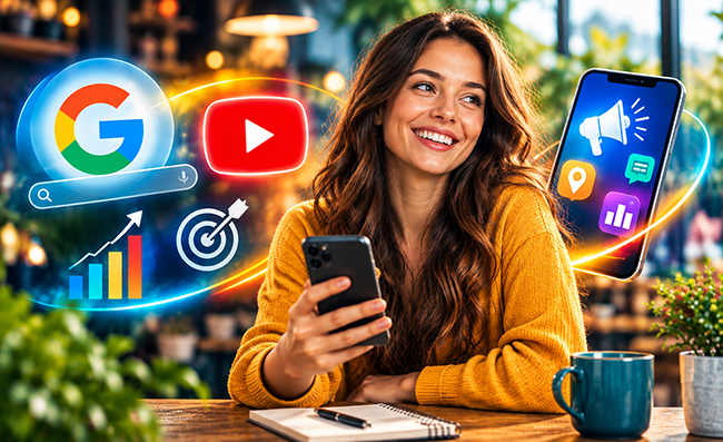Триото на дигиталния маркетинг: Google, YouTube & Мобилен маркетинг – 12 месеца достъп и сертификат от Urocite.bg